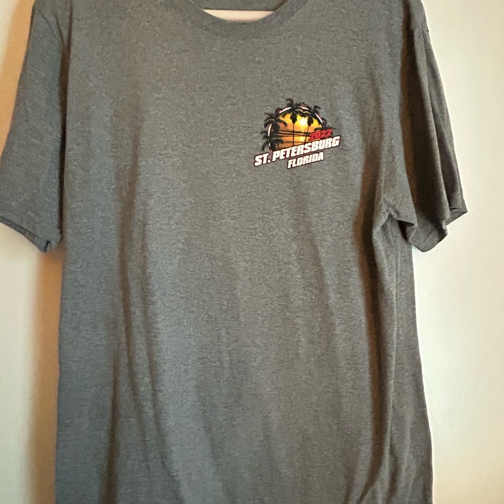 Gray Graphic St Petersburg Racing T-Shirt
